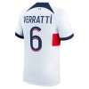 Virallinen Fanipaita Paris Saint-Germain Verratti 6 Vieraspelipaita 2023-24 - Miesten